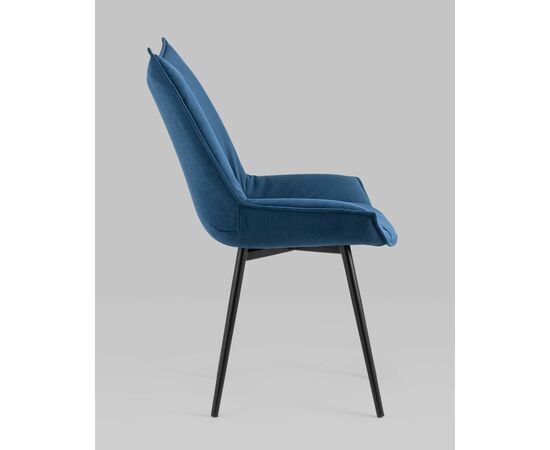 Стул Осло велюр синий, изображение 6 | Интернет магазин мебели и декора LifeDekor