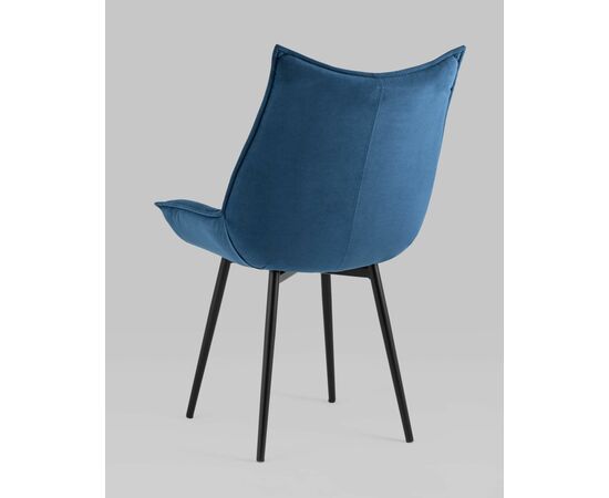 Стул Осло велюр синий, изображение 8 | Интернет магазин мебели и декора LifeDekor