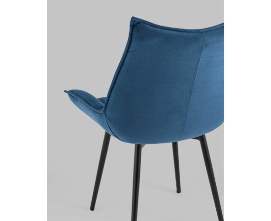 Стул Осло велюр синий, изображение 9 | Интернет магазин мебели и декора LifeDekor