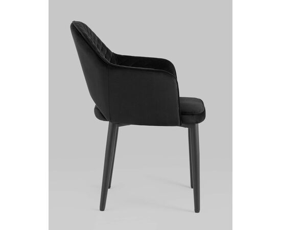 Стул Венера диамант велюр черный, изображение 6 | Интернет магазин мебели и декора LifeDekor