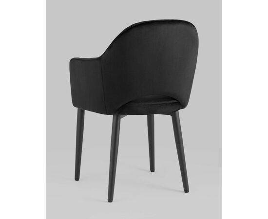 Стул Венера диамант велюр черный, изображение 8 | Интернет магазин мебели и декора LifeDekor
