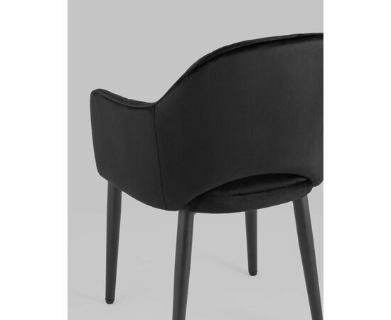 Стул Венера диамант велюр черный, изображение 9 | Интернет магазин мебели и декора LifeDekor