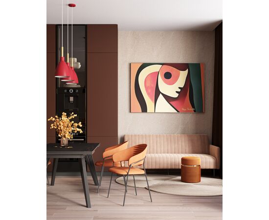 Пуф Миранда с ящиком велюр оранжевый, изображение 4 | Интернет магазин мебели и декора LifeDekor