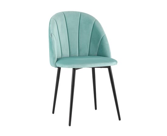 Стул Логан NEW велюр пыльно-голубой | Интернет магазин мебели и декора LifeDekor