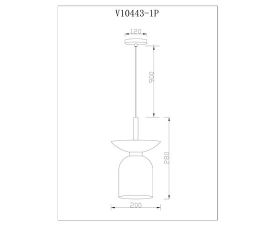 Светильник подвесной Moderli V10443-1P Lecce, изображение 5 | Интернет магазин мебели и декора LifeDekor