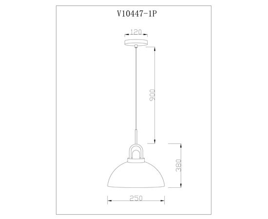 Светильник подвесной Moderli V10447-1P Ravenna, изображение 5 | Интернет магазин мебели и декора LifeDekor
