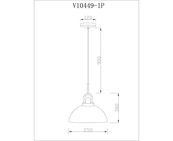 Светильник подвесной Moderli V10449-1P Ravenna, изображение 5 | Интернет магазин мебели и декора LifeDekor