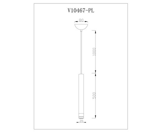 Светильник подвесной светодиодный Moderli V10467-PL Como, изображение 5 | Интернет магазин мебели и декора LifeDekor