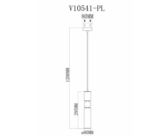 Светильник подвесной Moderli V10541-PL Salem, изображение 3 | Интернет магазин мебели и декора LifeDekor