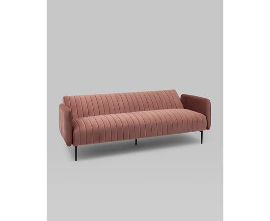 Диван прямой Дрезден велюр пыльно-розовый, изображение 10 | Интернет магазин мебели и декора LifeDekor