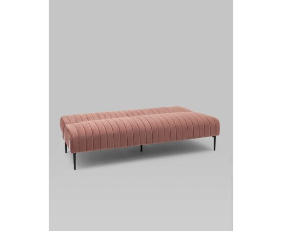 Диван прямой Дрезден велюр пыльно-розовый, изображение 11 | Интернет магазин мебели и декора LifeDekor