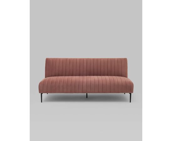 Диван прямой Дрезден велюр пыльно-розовый, изображение 12 | Интернет магазин мебели и декора LifeDekor