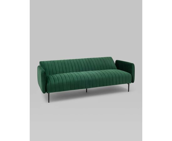 Диван прямой Дрезден велюр зелёный, изображение 5 | Интернет магазин мебели и декора LifeDekor