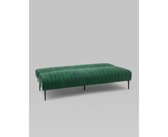 Диван прямой Дрезден велюр зелёный, изображение 6 | Интернет магазин мебели и декора LifeDekor