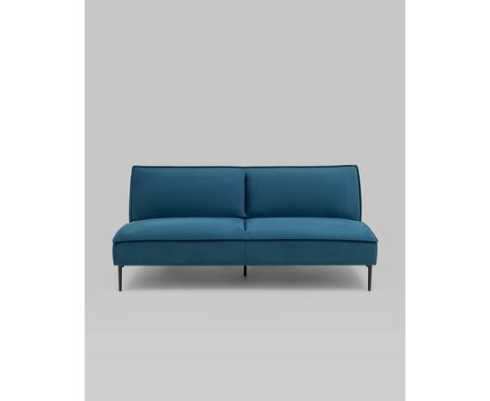 Диван прямой Кассель велюр синий, изображение 7 | Интернет магазин мебели и декора LifeDekor