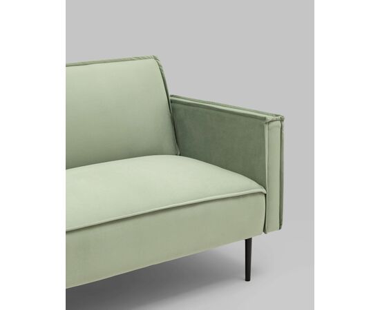 Диван прямой Кассель велюр светло-салатовый, изображение 10 | Интернет магазин мебели и декора LifeDekor