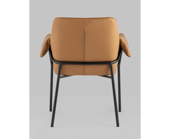 Кресло Бесс экокожа коричневый, изображение 9 | Интернет магазин мебели и декора LifeDekor