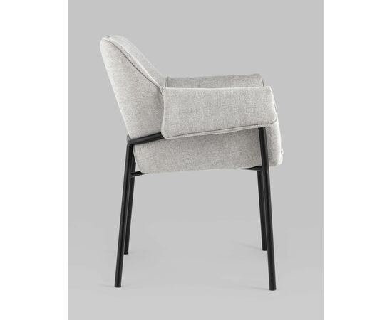 Кресло Бесс рогожка светло-серый, изображение 9 | Интернет магазин мебели и декора LifeDekor