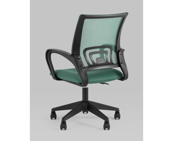 Кресло офисное TopChairs ST-Basic сетка/ткань зеленый, изображение 7 | Интернет магазин мебели и декора LifeDekor