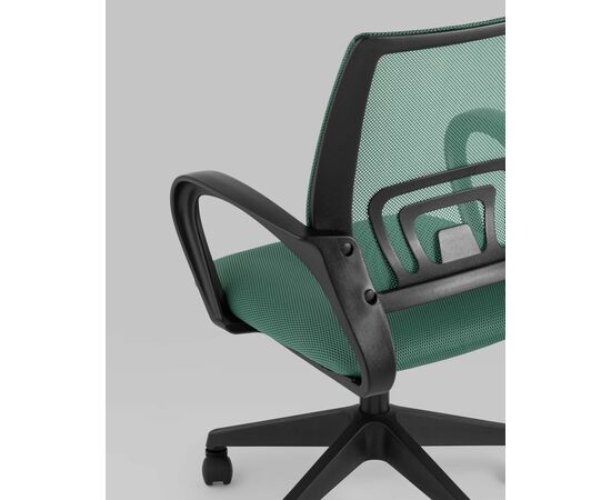 Кресло офисное TopChairs ST-Basic сетка/ткань зеленый, изображение 8 | Интернет магазин мебели и декора LifeDekor