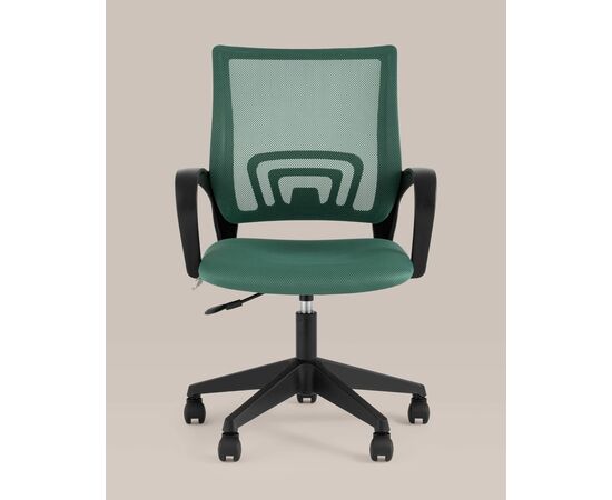 Кресло офисное TopChairs ST-Basic сетка/ткань зеленый, изображение 4 | Интернет магазин мебели и декора LifeDekor