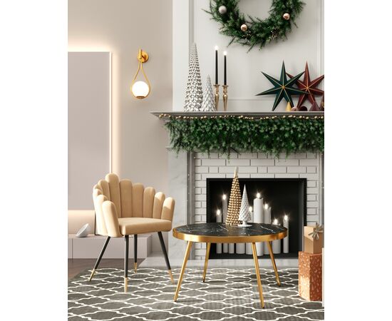 Кресло Камелия бежевый, изображение 6 | Интернет магазин мебели и декора LifeDekor