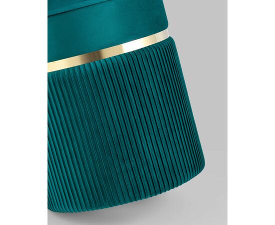 Пуф Миранда с ящиком велюр бирюзовый, изображение 6 | Интернет магазин мебели и декора LifeDekor