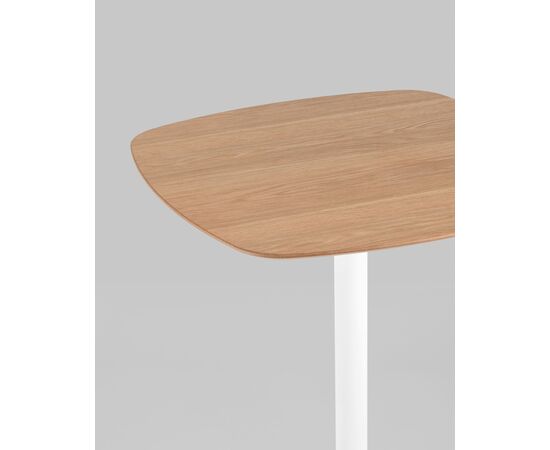 Стол барный Form 60*60 светлое дерево/белый, изображение 3 | Интернет магазин мебели и декора LifeDekor