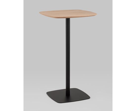Стол барный Form 60*60 светлое дерево/черный, изображение 2 | Интернет магазин мебели и декора LifeDekor