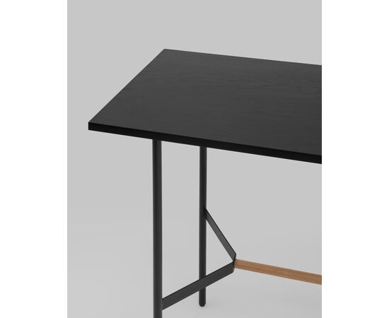 Стол барный Knobb 120*60 черный, изображение 5 | Интернет магазин мебели и декора LifeDekor