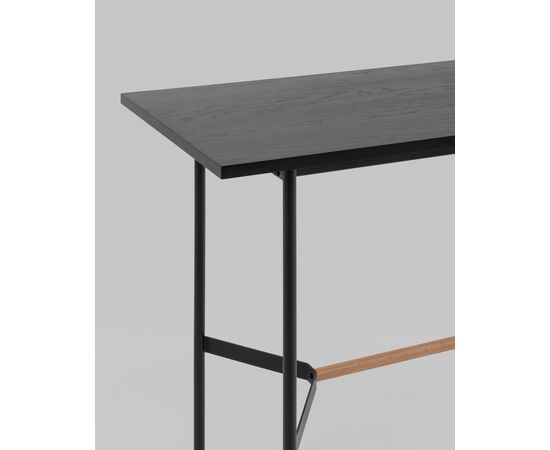 Стол барный Knobb 120*60 черный, изображение 3 | Интернет магазин мебели и декора LifeDekor
