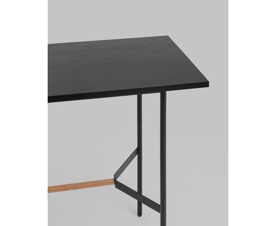 Стол барный Knobb 120*60 черный, изображение 6 | Интернет магазин мебели и декора LifeDekor