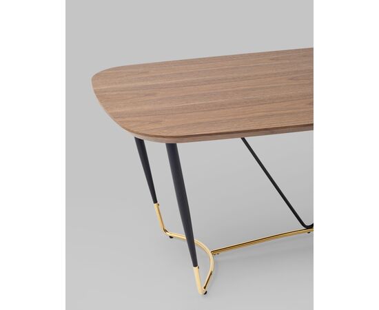 Стол обеденный Даймакс 180*90 темное дерево, изображение 5 | Интернет магазин мебели и декора LifeDekor