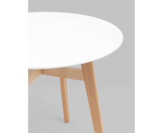 Стол обеденный Target Circle 90*90 белый, изображение 7 | Интернет магазин мебели и декора LifeDekor