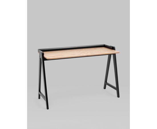 Стол письменный Pyramid 118*53 светлое дерево/черный, изображение 2 | Интернет магазин мебели и декора LifeDekor