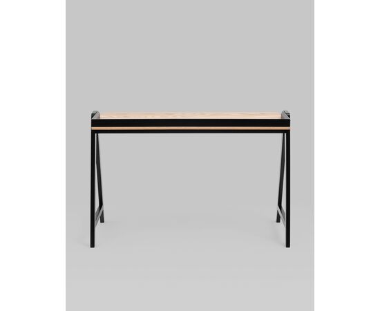 Стол письменный Pyramid 118*53 светлое дерево/черный, изображение 9 | Интернет магазин мебели и декора LifeDekor