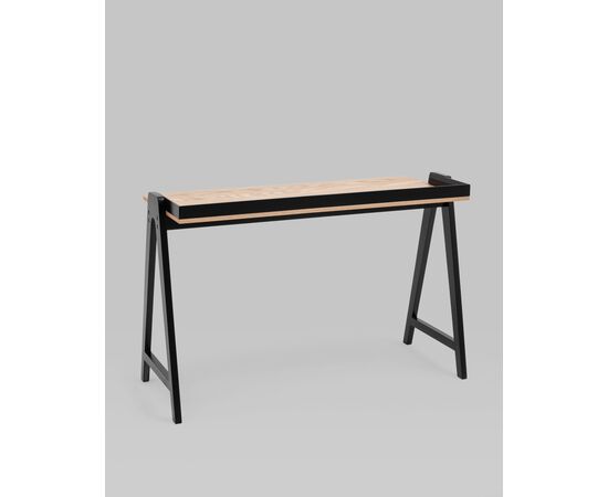 Стол письменный Pyramid 118*53 светлое дерево/черный, изображение 7 | Интернет магазин мебели и декора LifeDekor