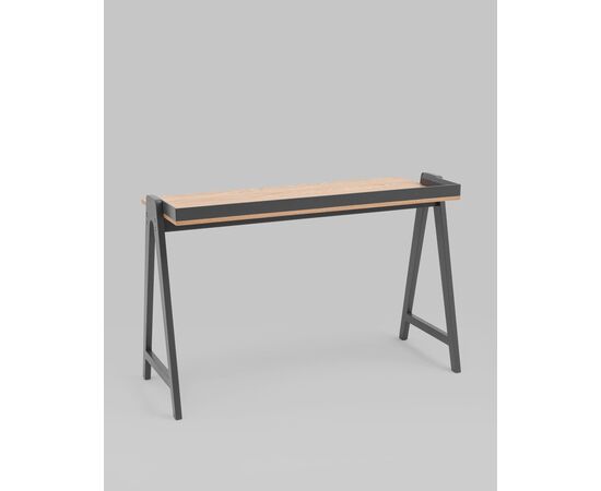 Стол письменный Pyramid 118*53 светлое дерево/серый, изображение 7 | Интернет магазин мебели и декора LifeDekor