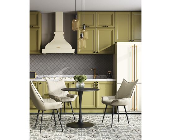 Стол Tulip D80 черный, изображение 9 | Интернет магазин мебели и декора LifeDekor