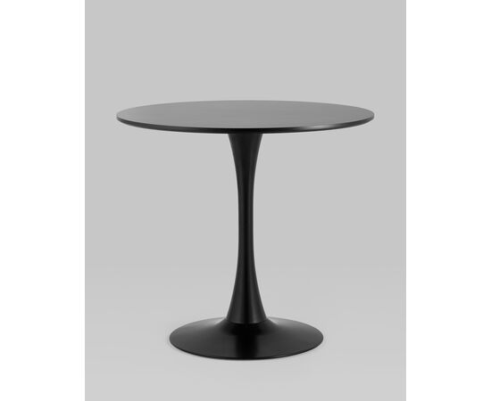 Стол Tulip D80 черный, изображение 2 | Интернет магазин мебели и декора LifeDekor