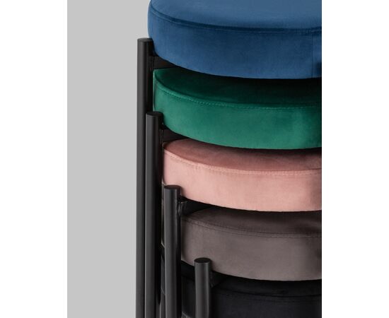 Табурет Рио велюр зеленый, изображение 7 | Интернет магазин мебели и декора LifeDekor