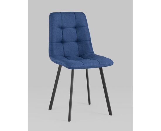 Стул Chilly рогожка темно-синий, изображение 2 | Интернет магазин мебели и декора LifeDekor