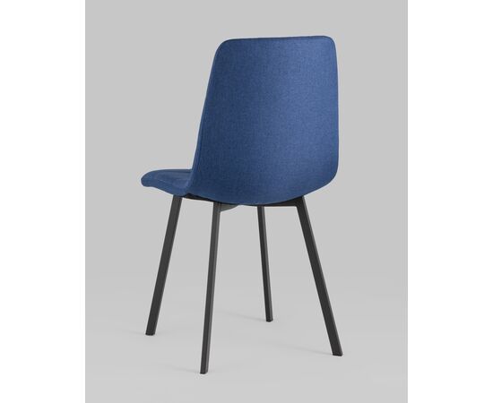 Стул Chilly рогожка темно-синий, изображение 6 | Интернет магазин мебели и декора LifeDekor