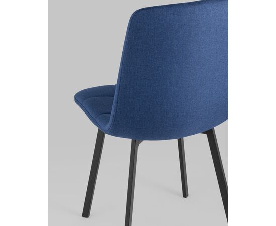 Стул Chilly рогожка темно-синий, изображение 7 | Интернет магазин мебели и декора LifeDekor
