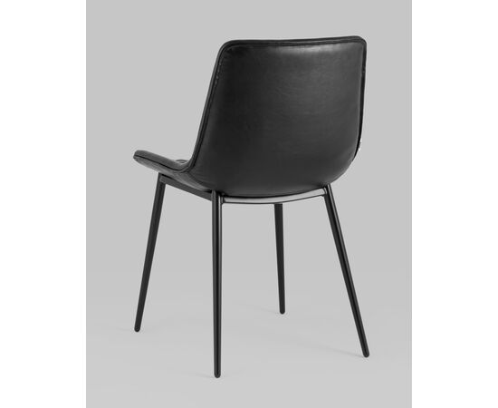 Стул Деймон экокожа черный, изображение 6 | Интернет магазин мебели и декора LifeDekor