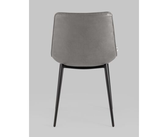 Стул Деймон экокожа серый, изображение 5 | Интернет магазин мебели и декора LifeDekor