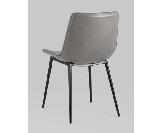 Стул Деймон экокожа серый, изображение 6 | Интернет магазин мебели и декора LifeDekor