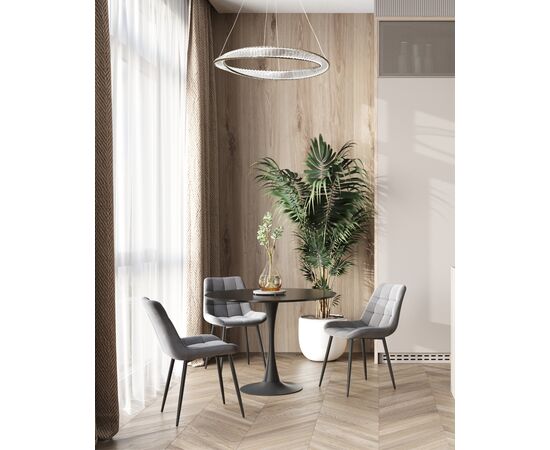 Стол Tulip D100 черный, изображение 3 | Интернет магазин мебели и декора LifeDekor