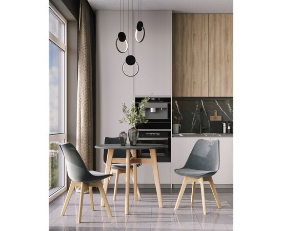 Стол обеденный Target Circle 90*90 черный, изображение 9 | Интернет магазин мебели и декора LifeDekor