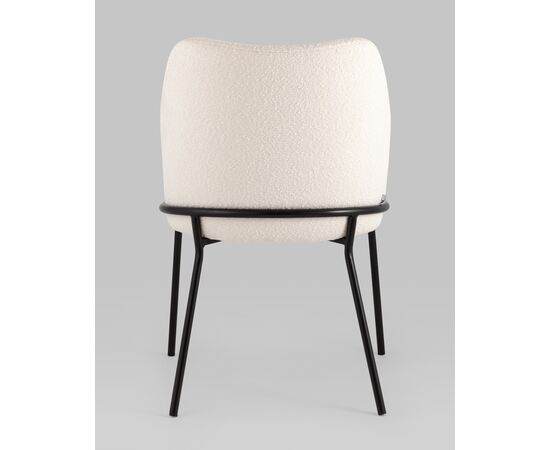 Стул Кози ткань букле молочный, изображение 7 | Интернет магазин мебели и декора LifeDekor